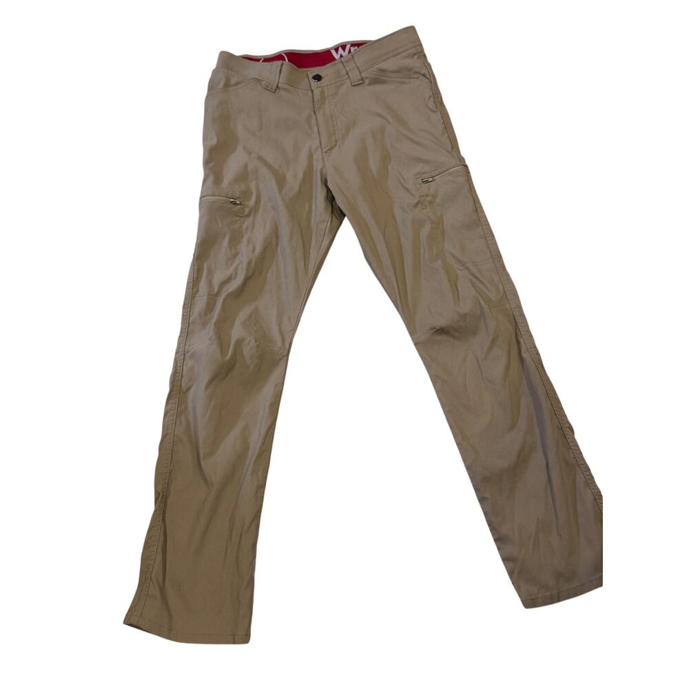 Wrangler ATG Trail Pants Mens 30x30 Brown Stretch Hiking Outdoor - Picture 1 of 3